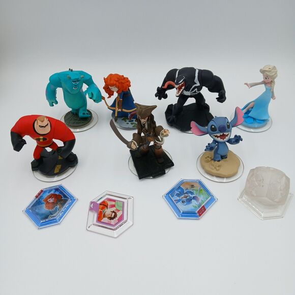 Other - Disney Infinity Lot Of 7 Figures 1.0 And 2.0